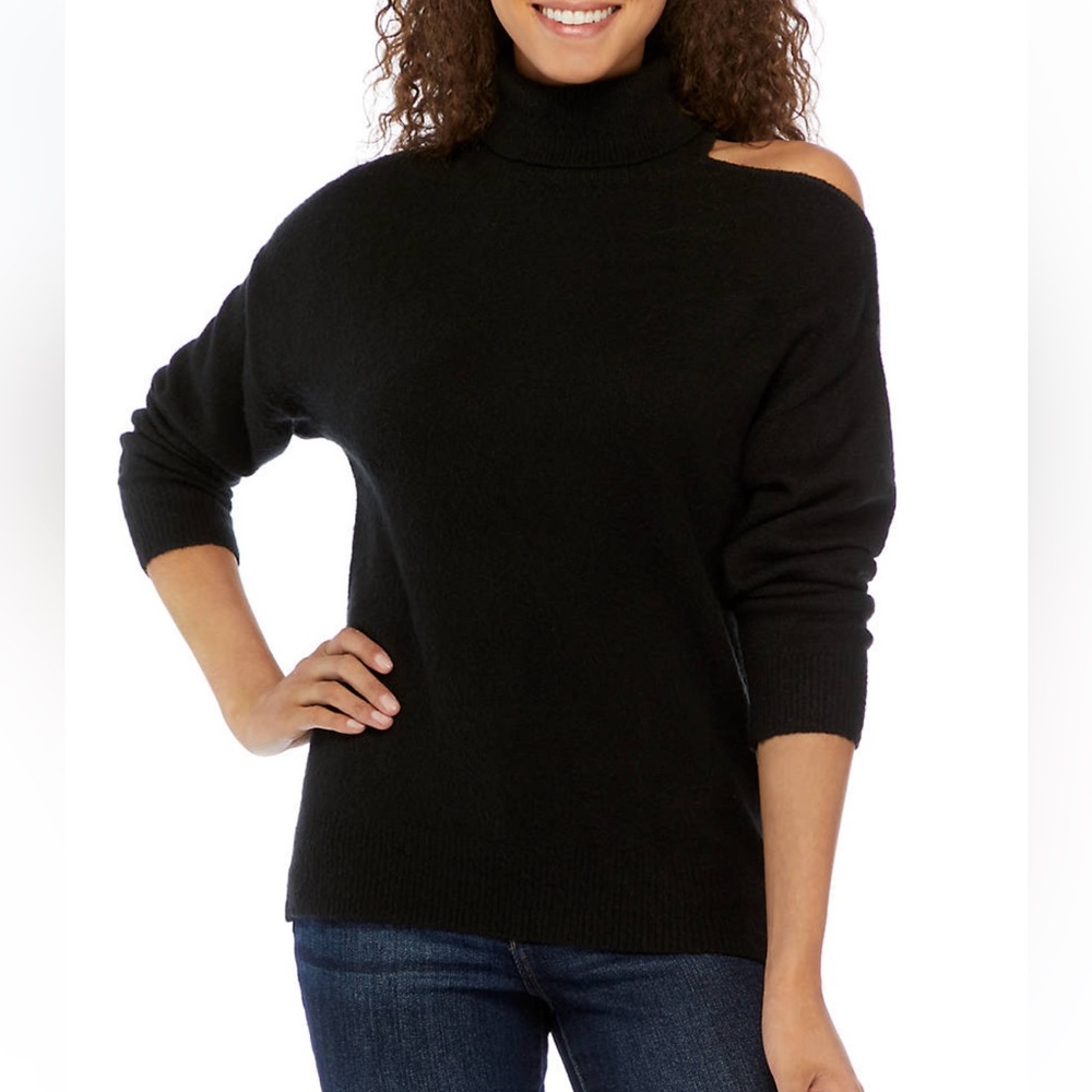 NWT A. BYER LS MOCK NK BRUSHED H
Color black size XS